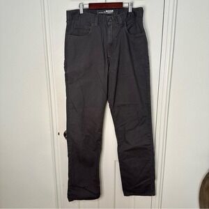 Carhartt Relaxed Fit Canvas Work Pants Charcoal Gray 32x34 Utility Trousers